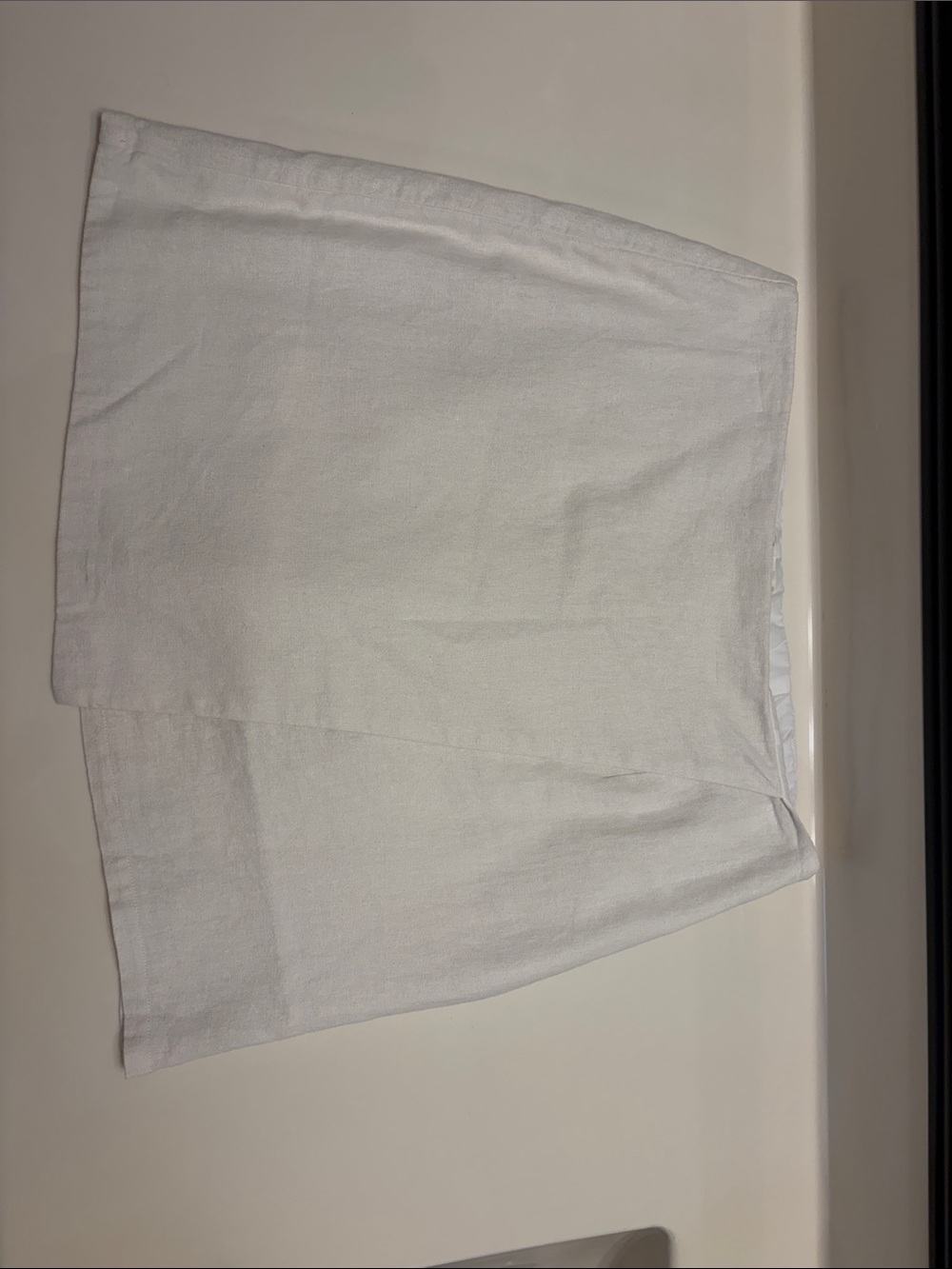 Versona White Linen Mini Skort - Picture 3 of 11
